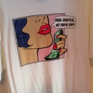 WHITE GRAPHIC T-SHIRT